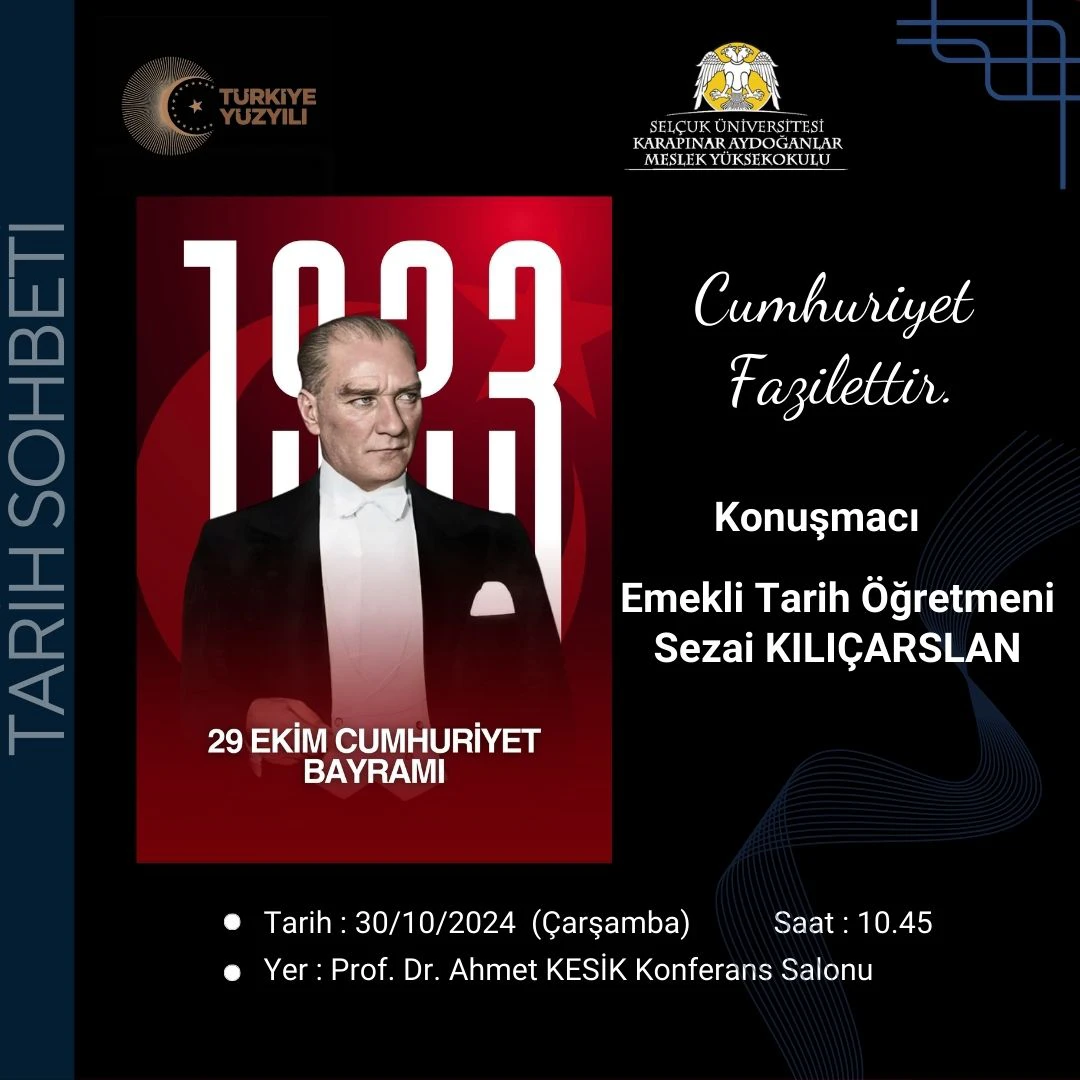"CUMHURİYET FAZLETTİR" KONULU PROGRAM DÜZENLENDİ